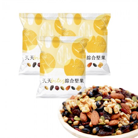 【豆之家】翠菓子 天天Bites綜合堅果25g*8包／袋